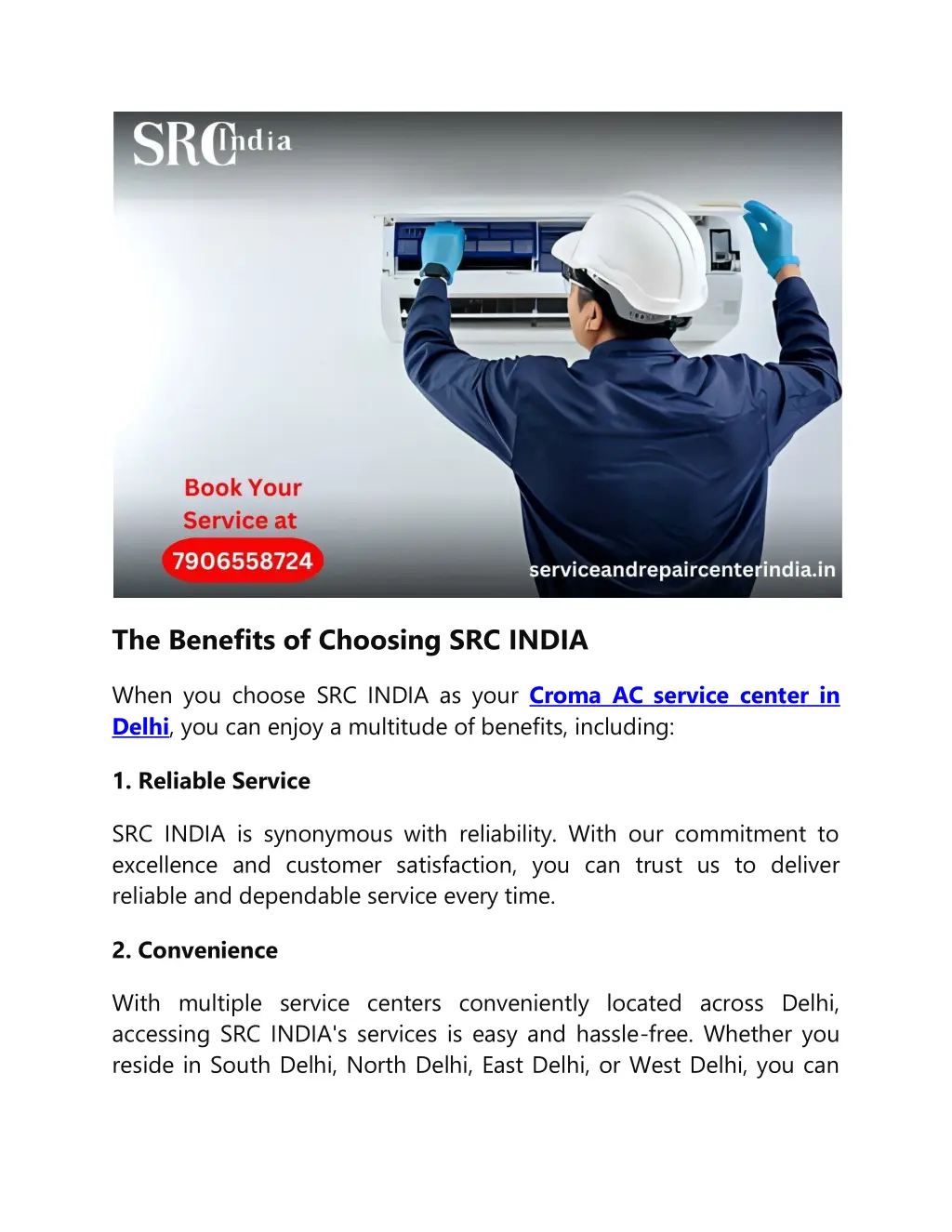 the benefits of choosing src india