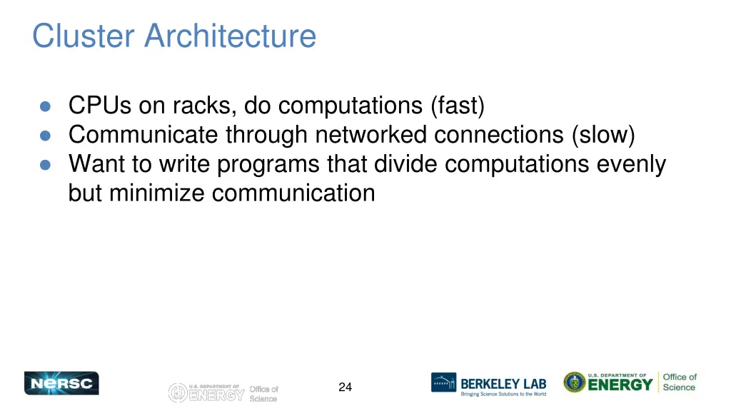 cluster architecture