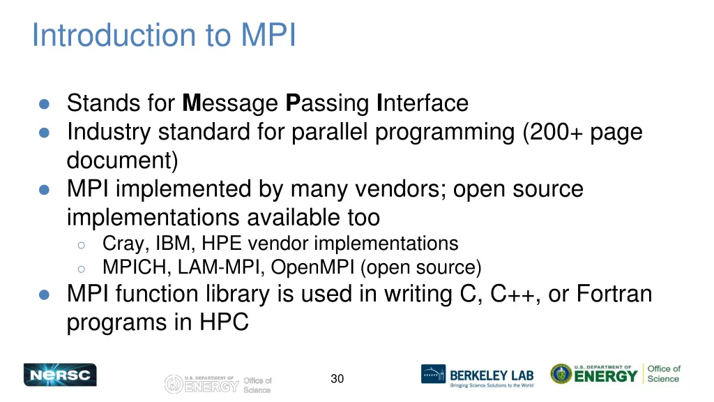 introduction to mpi