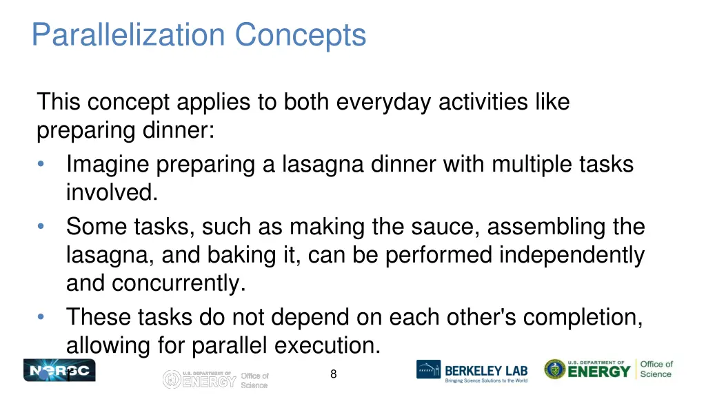 parallelization concepts