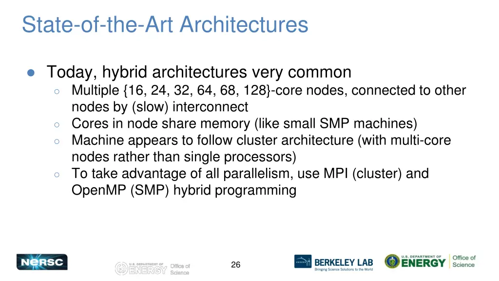 state of the art architectures