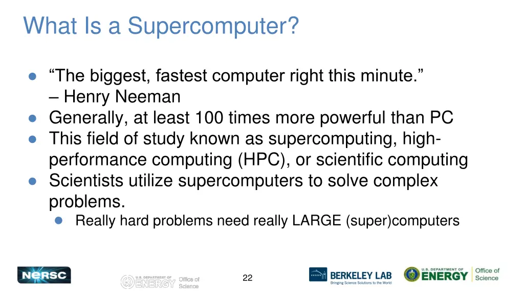 what is a supercomputer