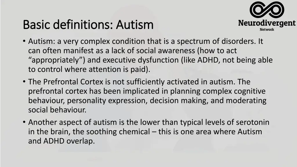 basic definitions autism basic definitions autism