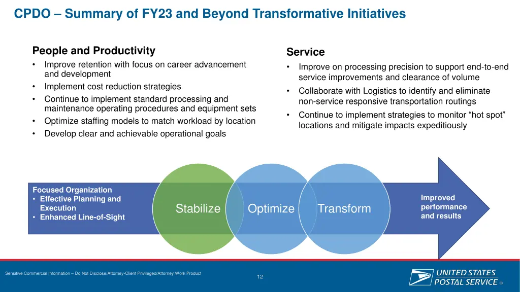 cpdo summary of fy23 and beyond transformative