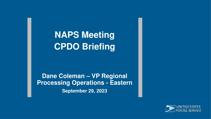 naps meeting cpdo briefing