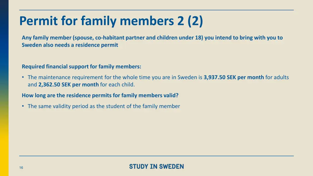 permit for family members 2 2