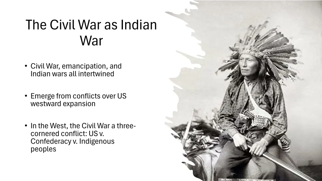 the civil war as indian war