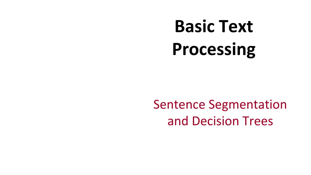 basic text processing 7
