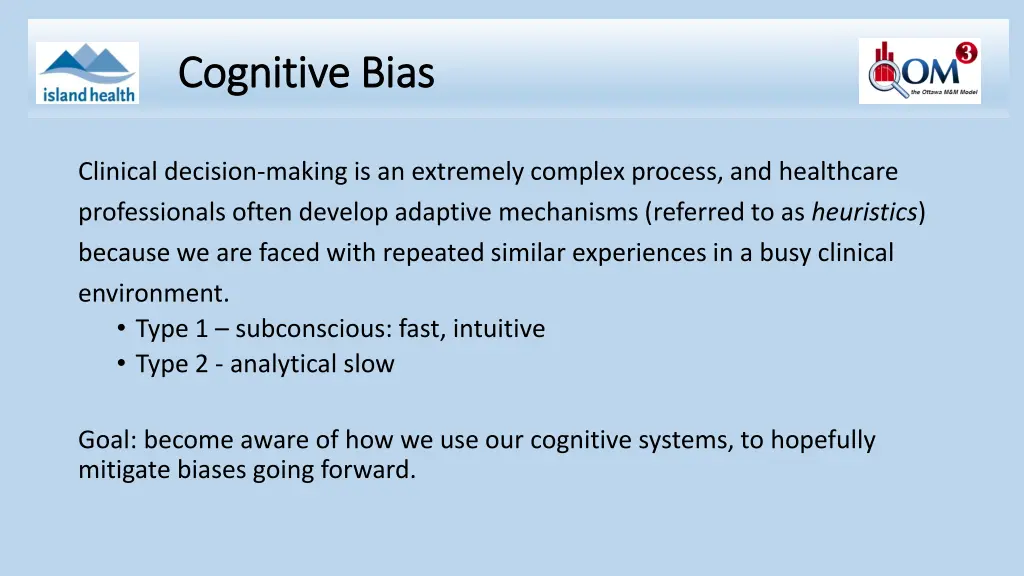 cognitive bias cognitive bias