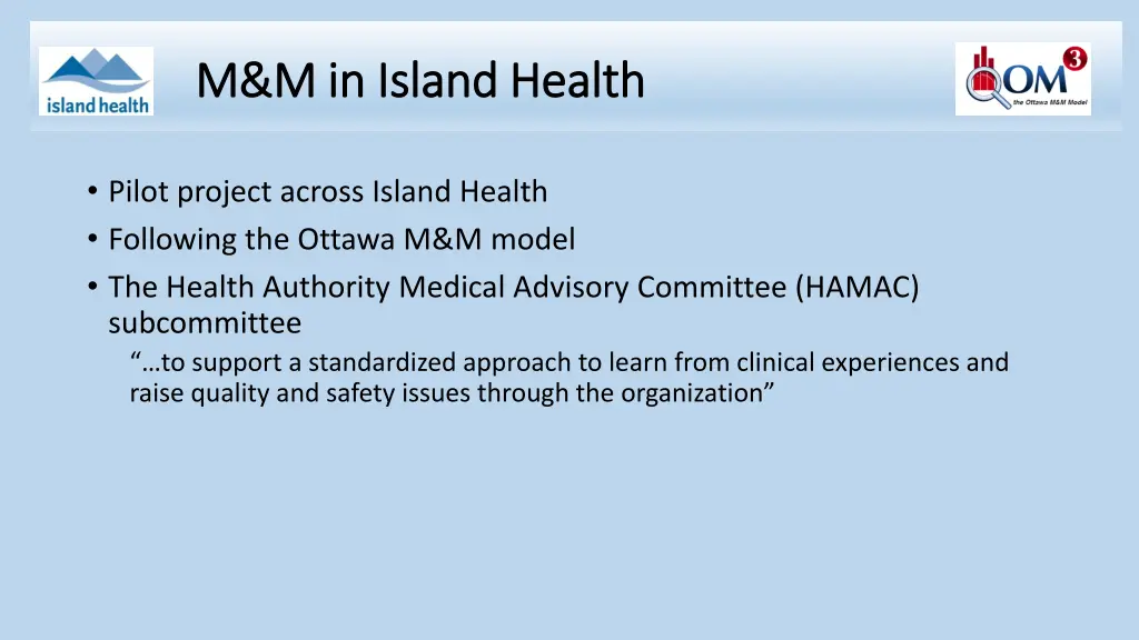 m m in island health m m in island health