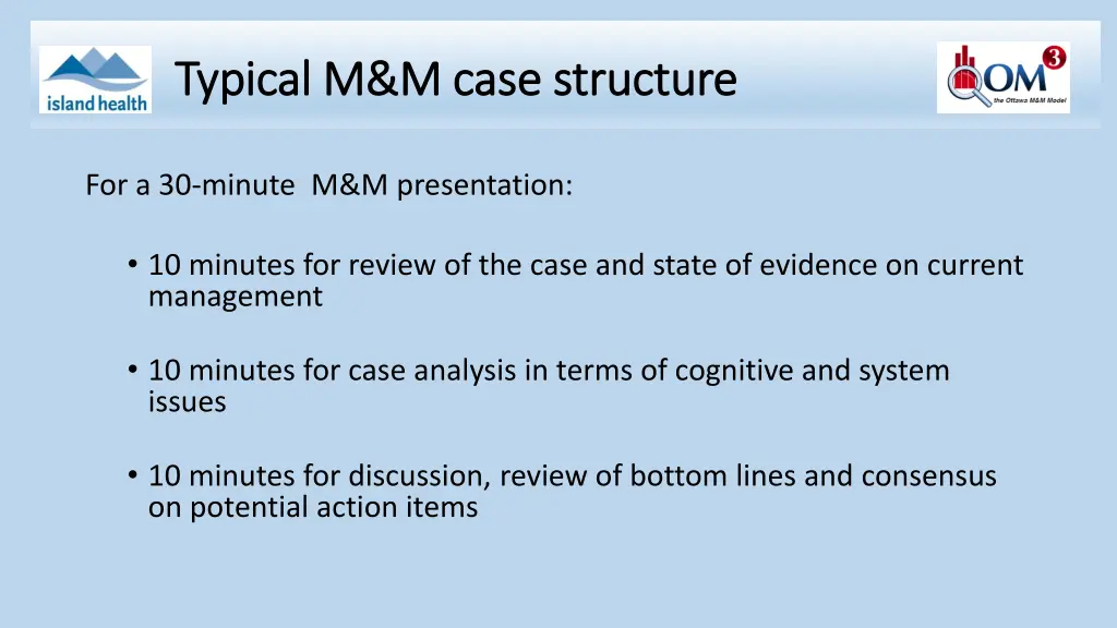 typical m m case structure typical m m case