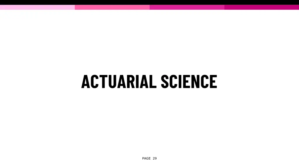 actuarial science