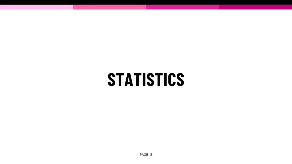 statistics