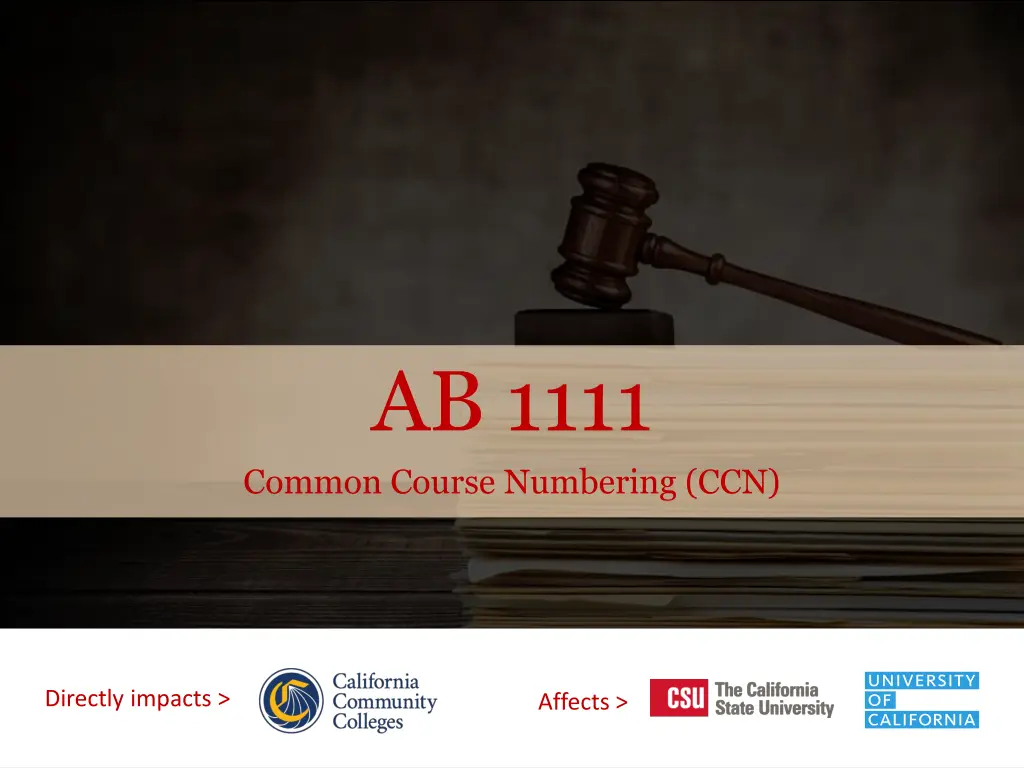 ab 1111 common course numbering ccn