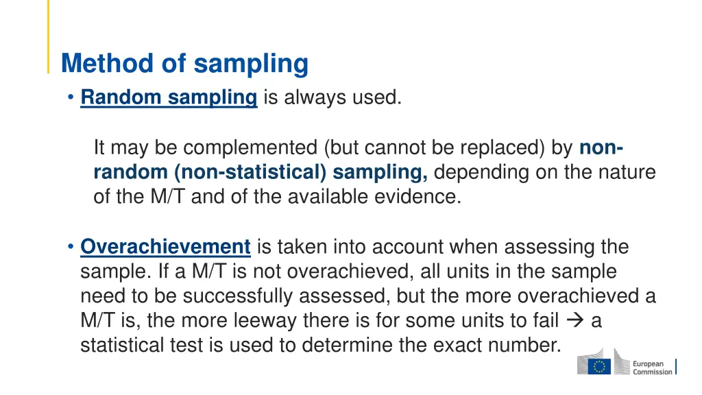 method of sampling 1