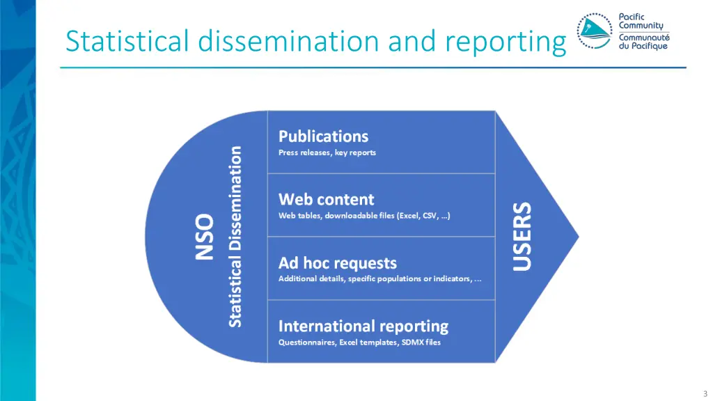 statistical dissemination and reporting