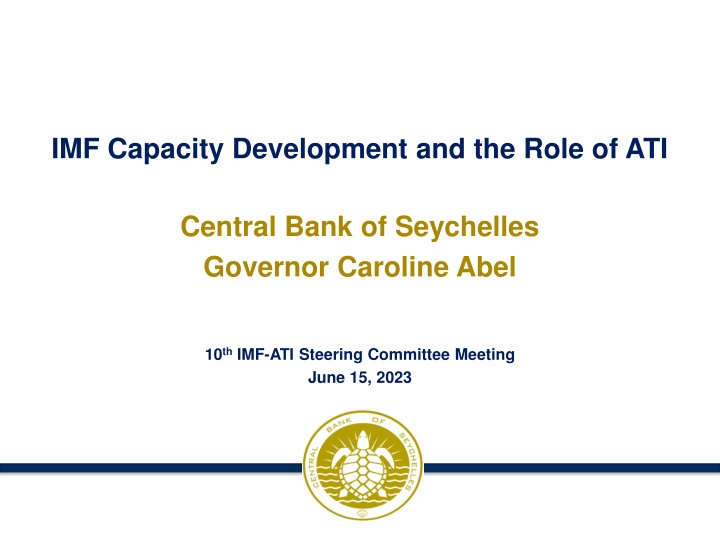 imf capacity development and the role of ati