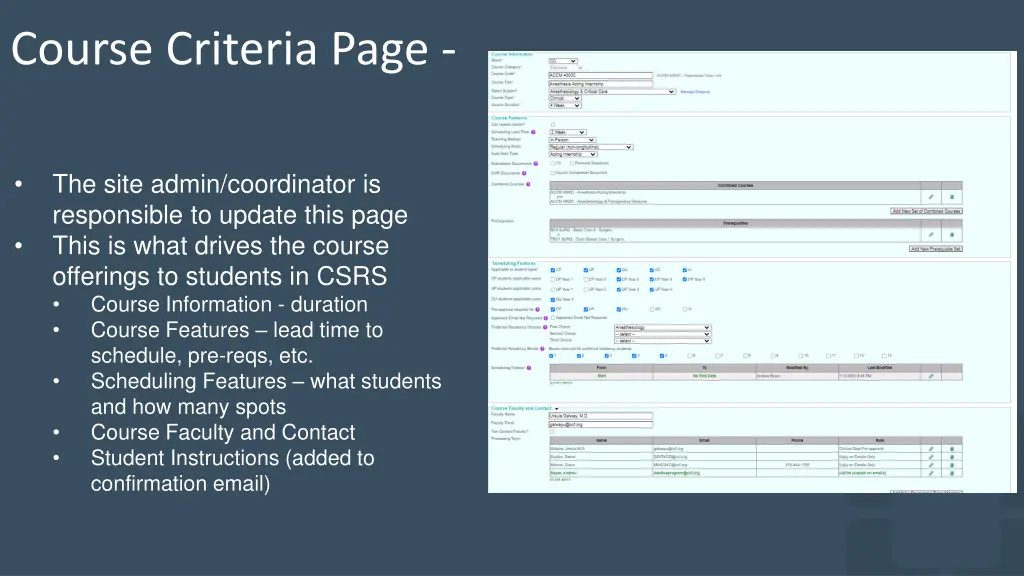 course criteria page 1