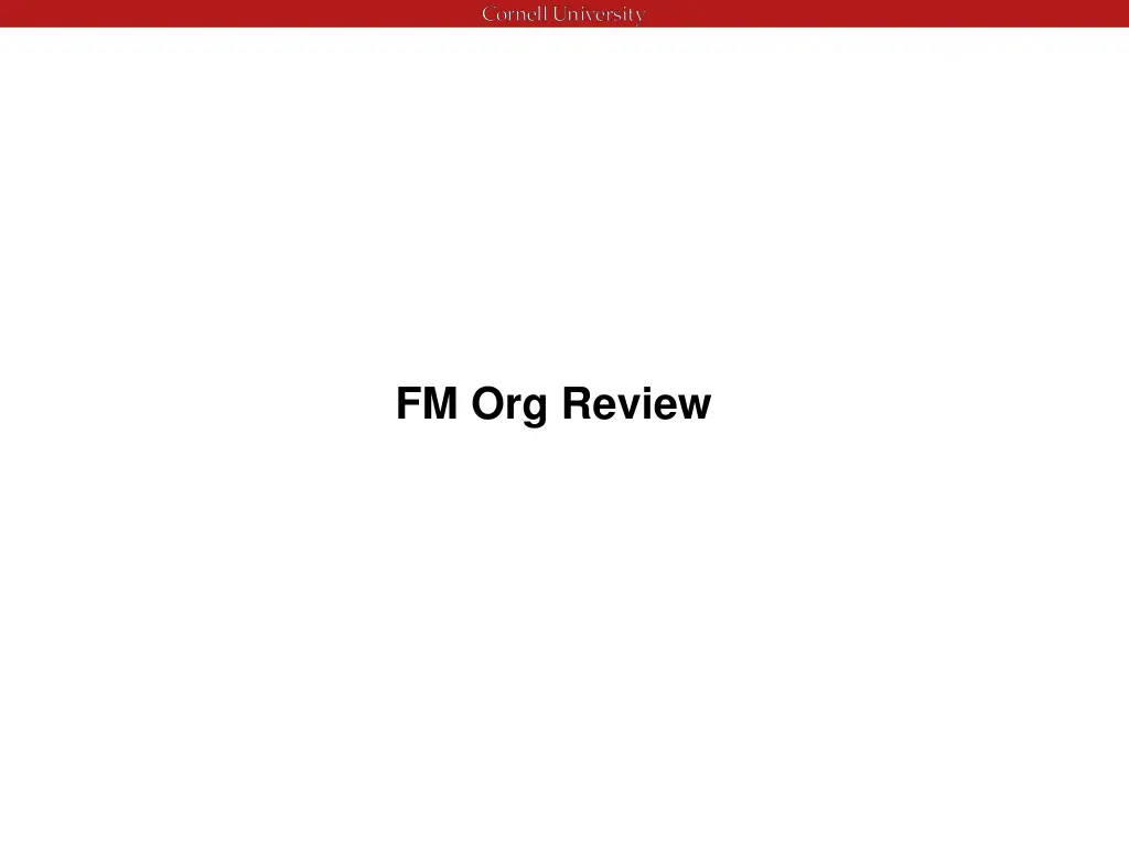 fm org review