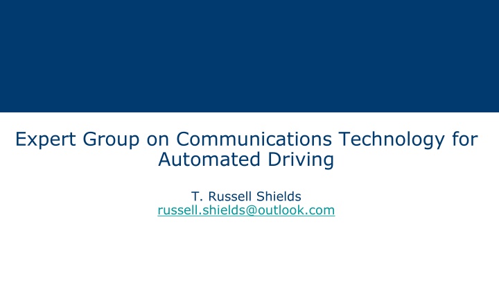 expert group on communications technology