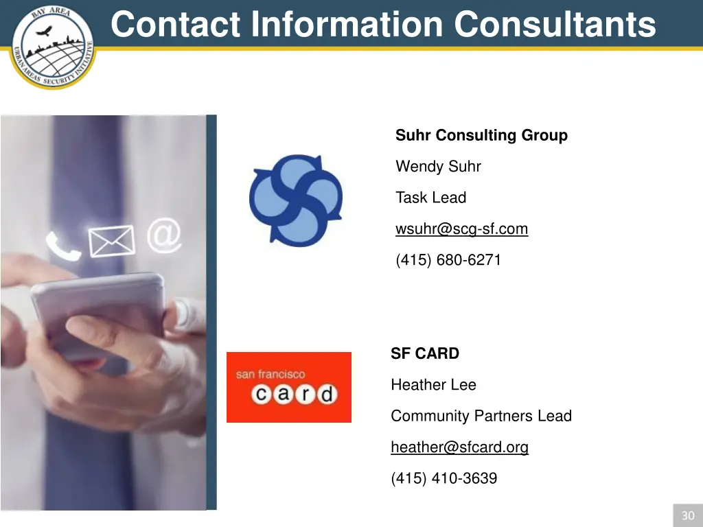 contact information consultants