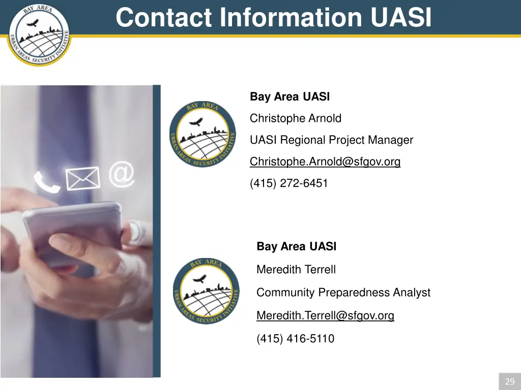 contact information uasi