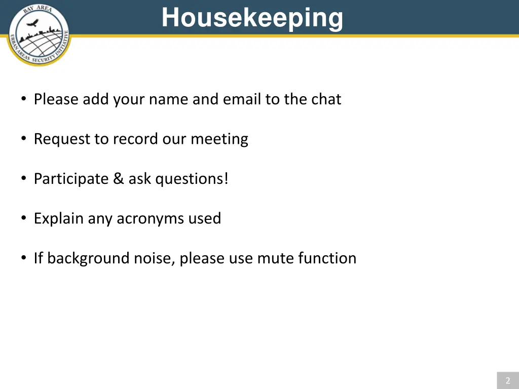 housekeeping