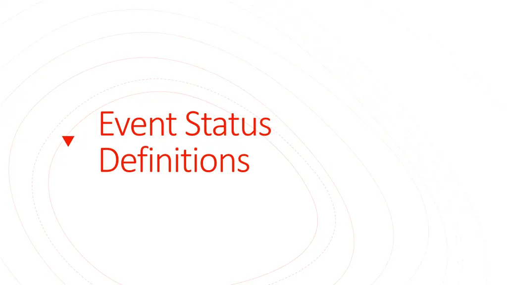 event status definitions