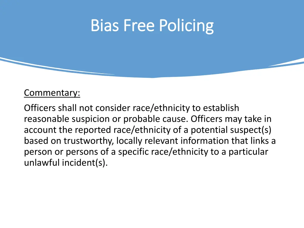 bias free policing bias free policing 10