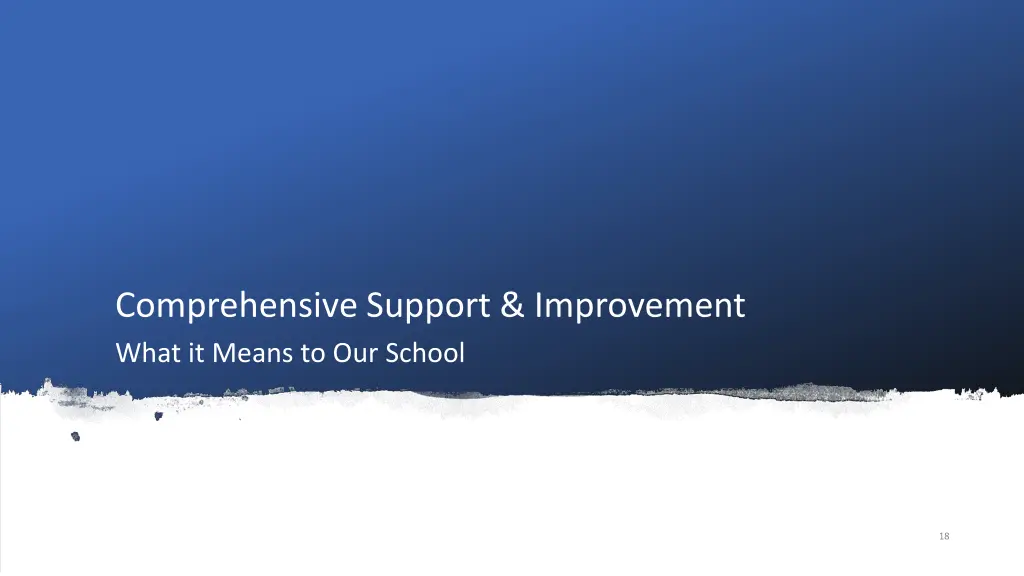 comprehensive support improvement what it means