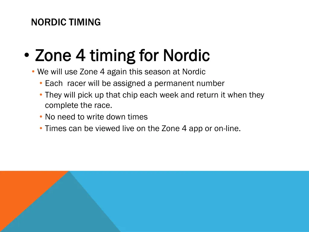 nordic timing