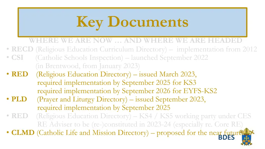 key documents