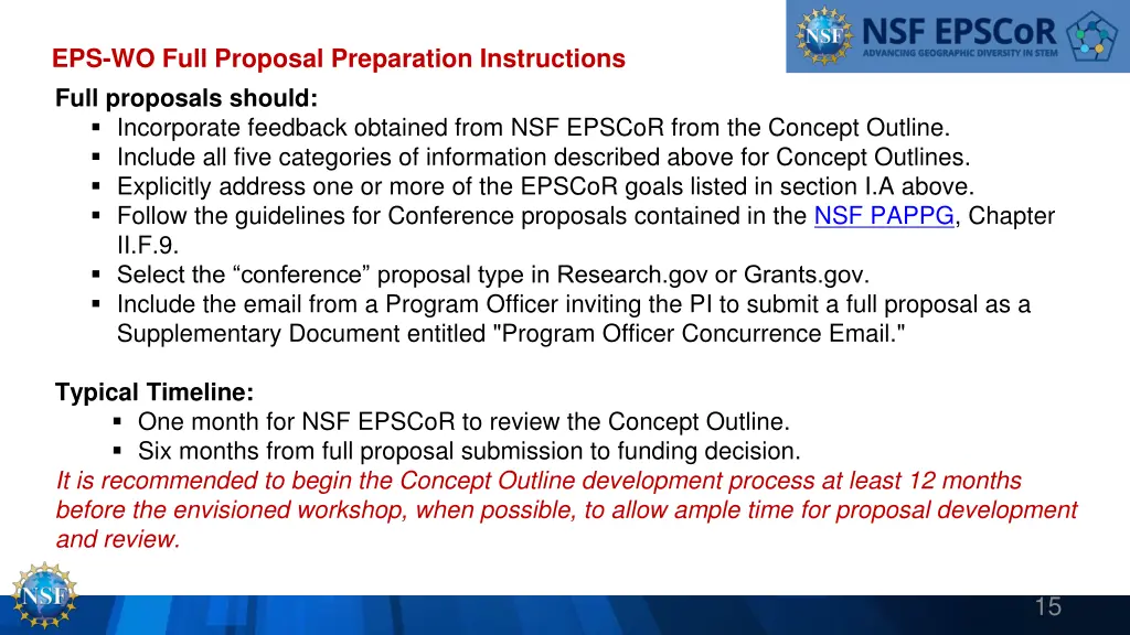 eps wo full proposal preparation instructions