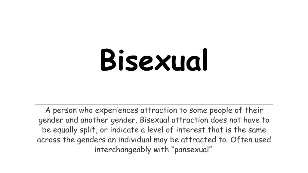 bisexual