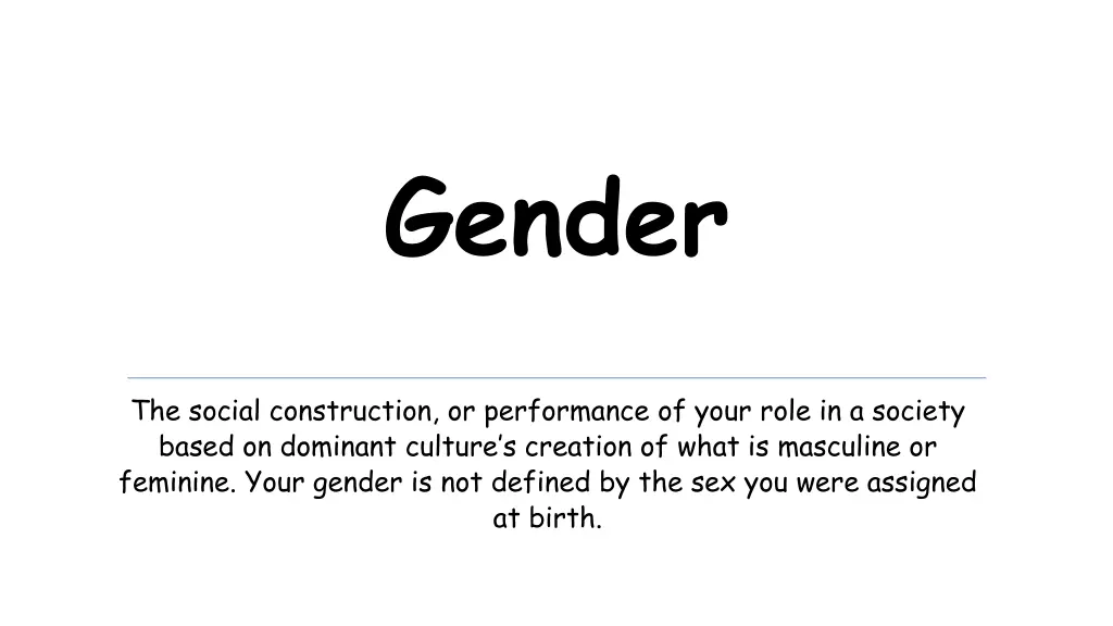 gender