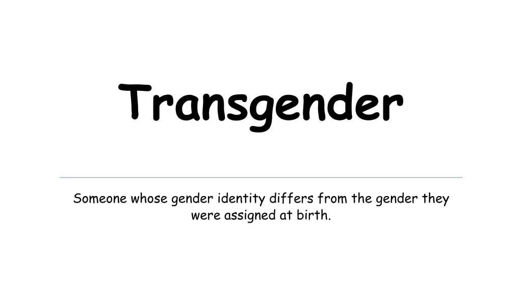 transgender