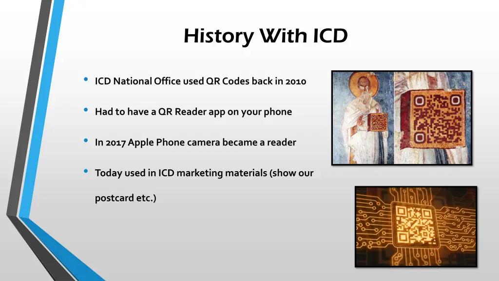 history with icd