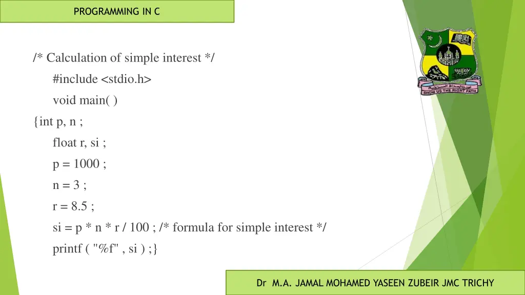 programming in c 13