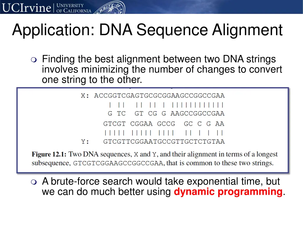 application dna sequence alignment 1
