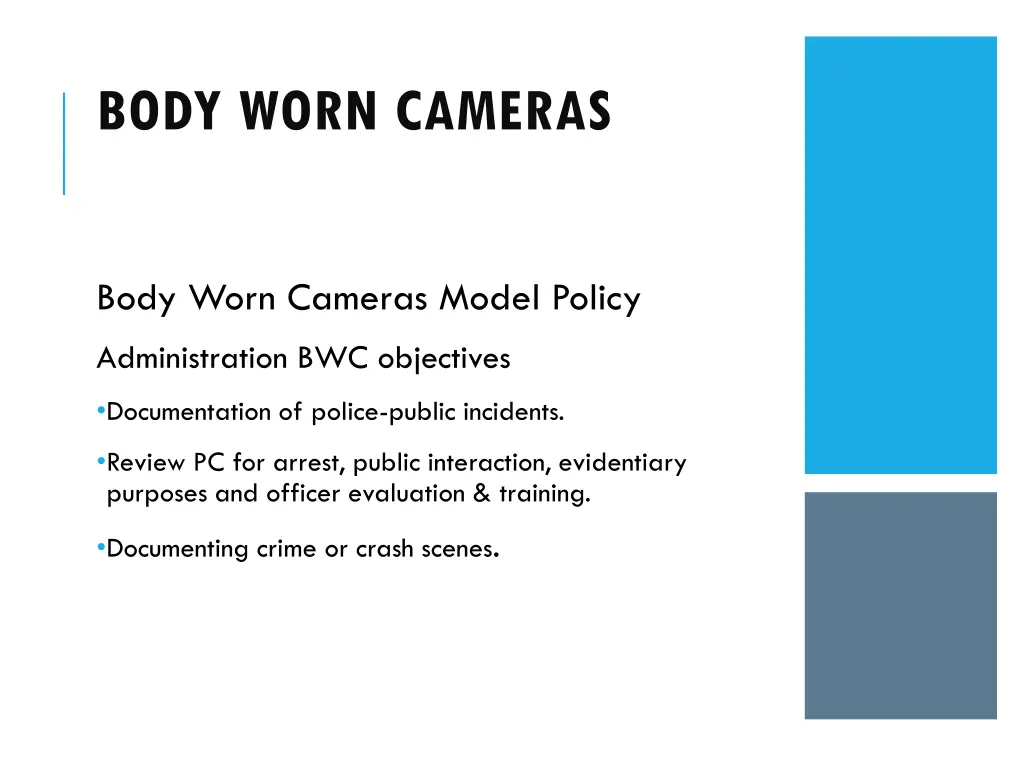 body worn cameras 6