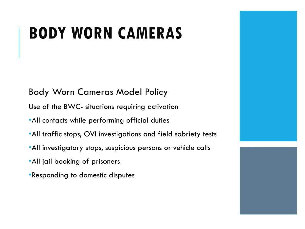 body worn cameras 7