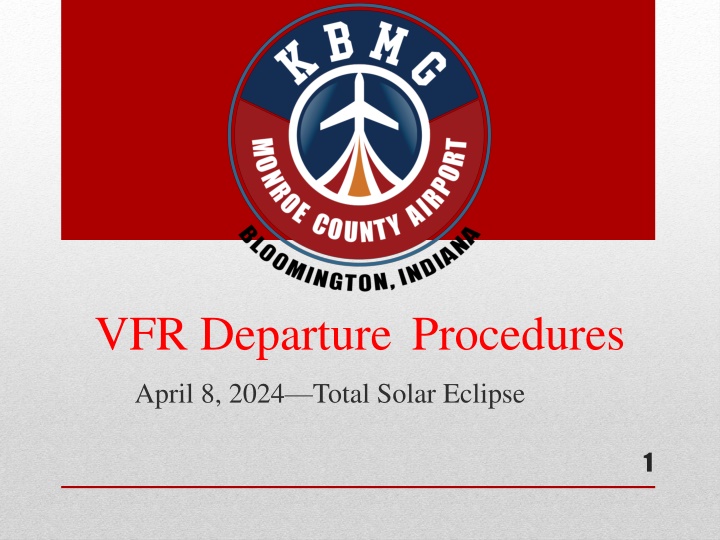 vfr departure procedures