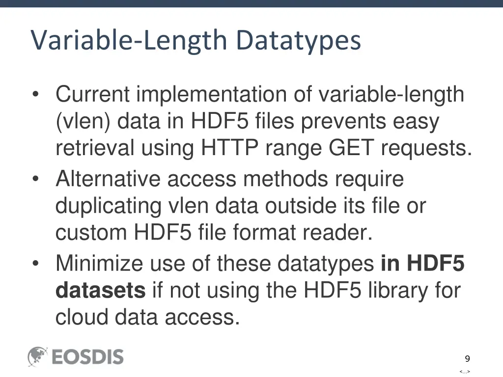 variable length datatypes