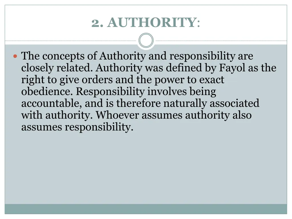 2 authority