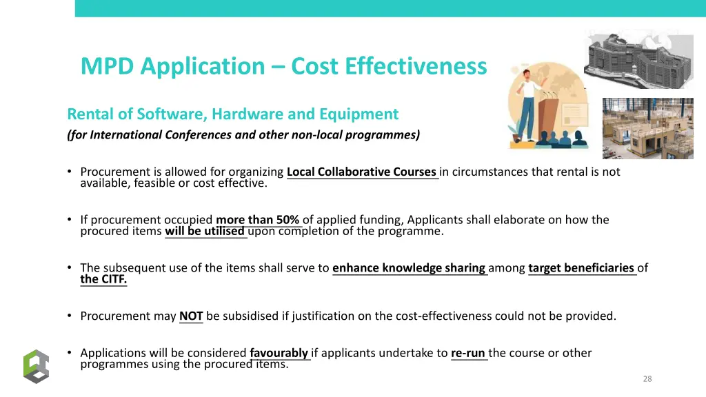 mpd application cost effectiveness