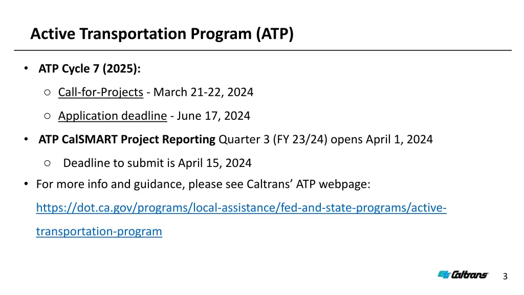 active transportation program atp