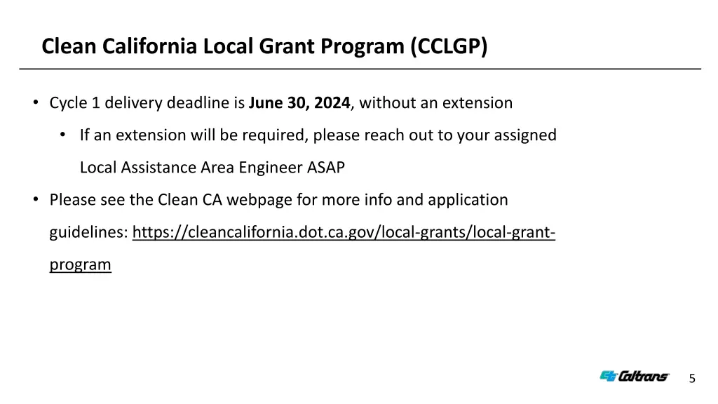 clean california local grant program cclgp