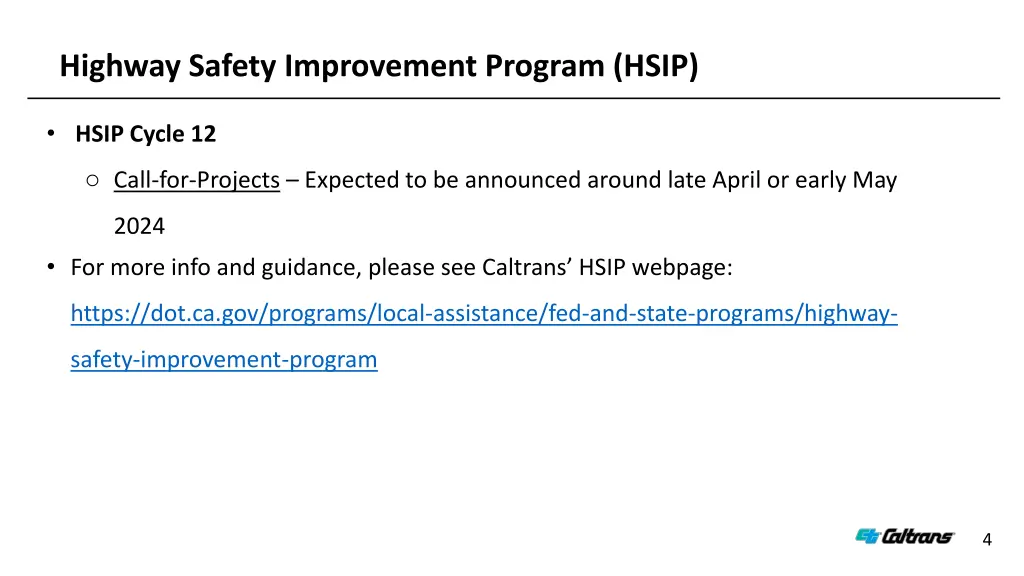 highway safety improvement program hsip