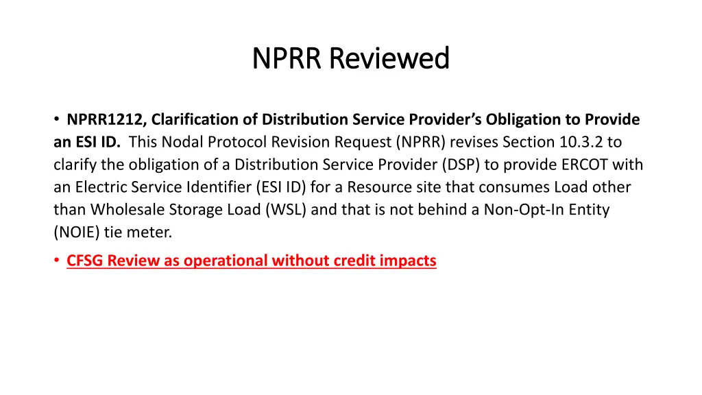 nprr reviewed nprr reviewed