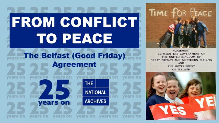 from conflict to peace